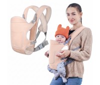 Слинг Рюкзак-кенгуру Baby Carriers 3-24 месяца 4 положения Розовый - переноска для девочек Слинг Рюкзак-кенгуру Baby Carriers 3-24 месяца 4 положения Розовый - переноска для девочек