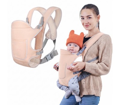 Слинг Рюкзак-кенгуру Baby Carriers Розовый - 4 положения ношения для младенцев 3-24 месяца Слинг Рюкзак-кенгуру Baby Carriers Розовый - 4 положения ношения для младенцев 3-24 месяца