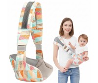 Эргономичная воздухопроницаемая детская переноска-кенгуру через плечо Babypark регулируемый слинг на бедро для младенцев и малышей от 3,5 до 20 кг Эргономичная воздухопроницаемая детская переноска-кенгуру через плечо Babypark регулируемый слинг на бедро для младенцев и малышей от 3,5 до 20 кг