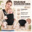 Эрго-рюкзак кенгуру Baby Carrier черный для детей 3–24 месяцев до 15 кг 4 положения ношения