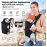 Эрго-рюкзак кенгуру Baby Carrier черный для детей 3–24 месяцев до 15 кг 4 положения ношения