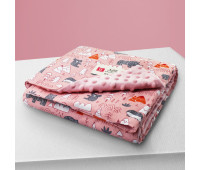 Дитяча ковдра Aiebao рожева