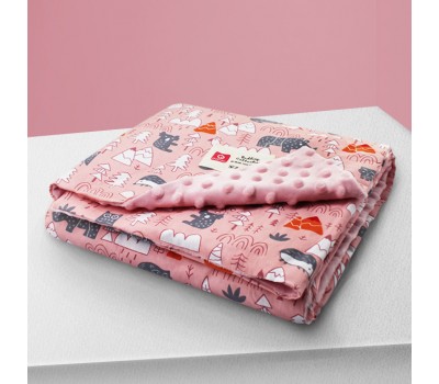 Дитяча ковдра Aiebao рожева