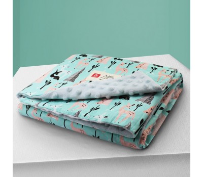 Дитяча ковдра Aiebao зелена