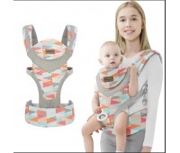 Эргономичная детская переноска-кенгуру Babypark TrioComfort 3-в-1 эргорюкзак многоцветный дышащая ткань для детей 3-24 месяцев Эргономичная детская переноска-кенгуру Babypark TrioComfort 3-в-1 эргорюкзак многоцветный дышащая ткань для детей 3-24 месяцев