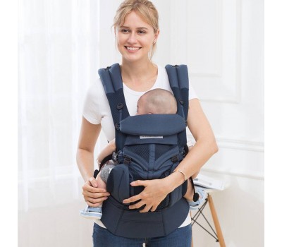 Ерго рюкзак AiMama Ergo Baby Omni 360 синій