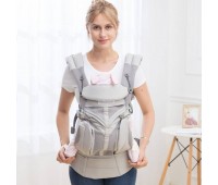 Ерго рюкзак AiMama Ergo Baby Omni 360 сірий