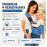 Слинг-переноска через плечо BabySling Hip Carrier голубой джинсовый с этническим принтом 4,5–20 кг