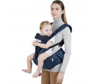 Эрго рюкзак хипсит кенгуру AiMama синий