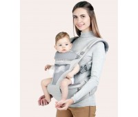 Эрго рюкзак хипсит кенгуру AiMama серый