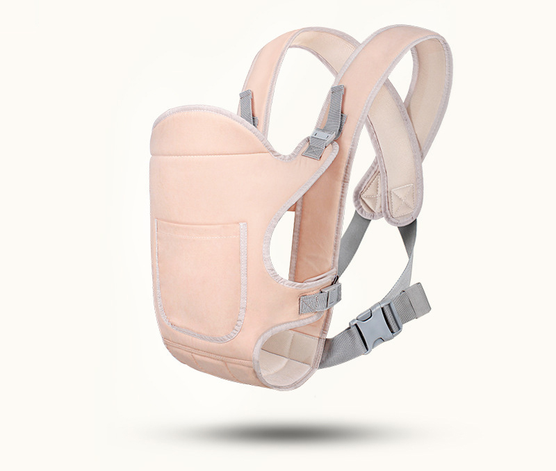 Слинг-рюкзак-кенгуру Baby Carriers розовый для девочек 3-24 месяца