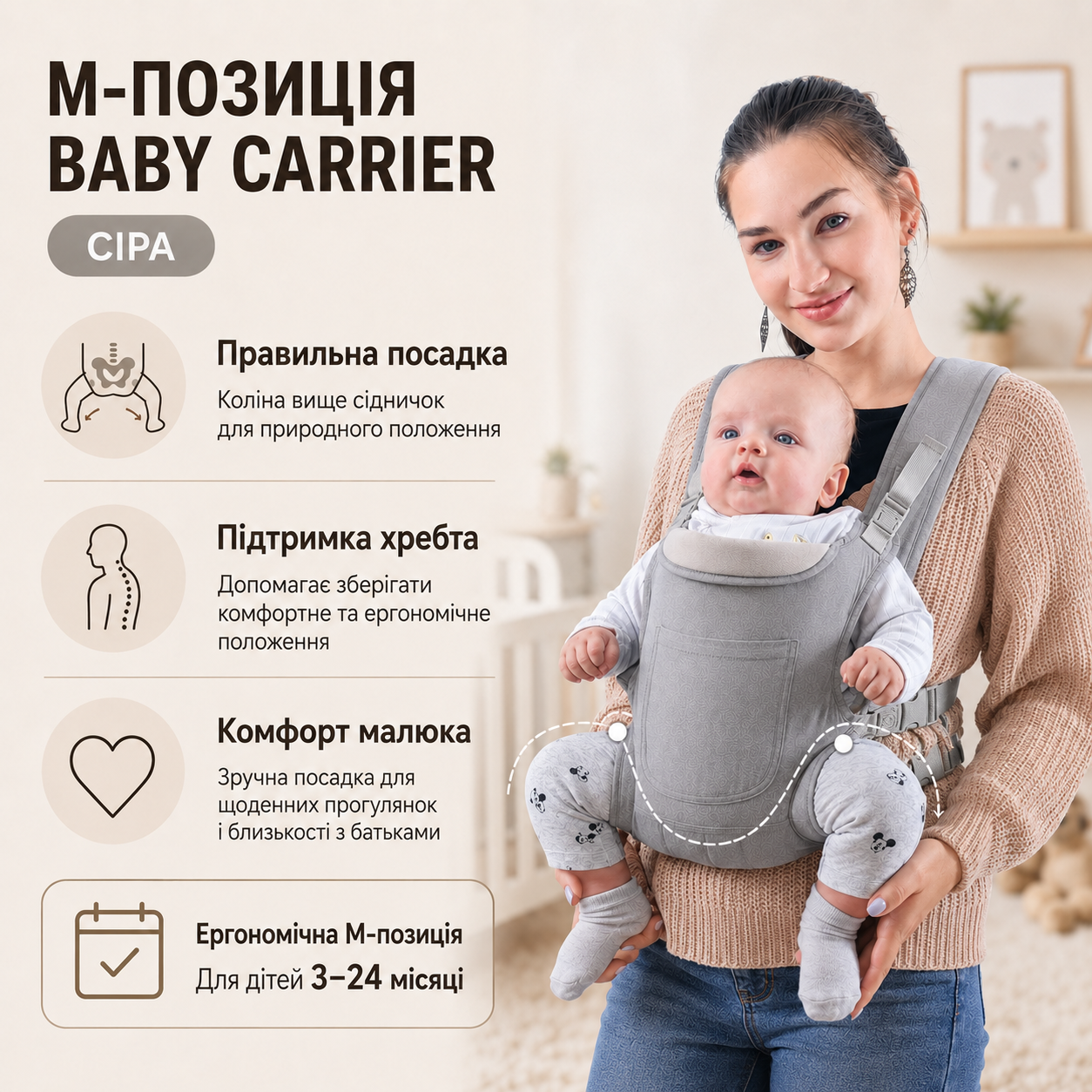 М-позиція Baby Carrier